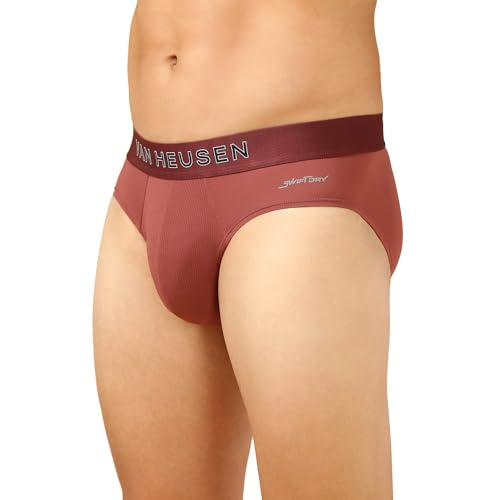 Image of Van Heusen Men's Brief Pack of 1 | Air Series | Lightest Underwear | Mesh Fabric | Breathable Active Brief | Moisture-Wicking & Sweat Absorbent | No Ride-Up Fit | Gym, Sports & Activewear Underwear | Style 40047