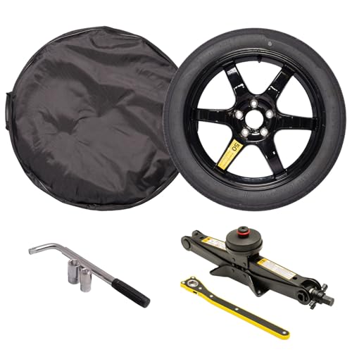 StanceMagic Complete Spare Wheel Tire Kit Fits 2017-2026 Tesla Model 3 Long Range RWD, 18x4 Rim,...