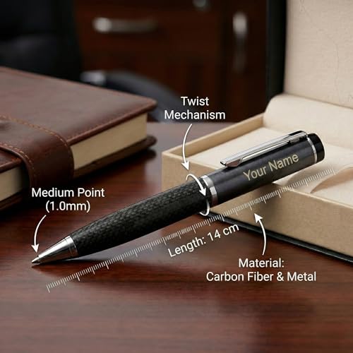 Image of Smooths Writing Customize Twist Pen According to the order, you will Get Your Name Laser Printed on the pen (SEND DETAIL WHATS AP 8368972096)..