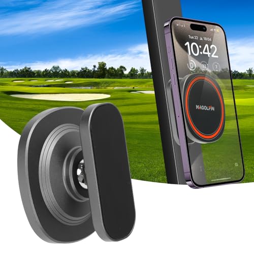 Aluminum Magnetic Golf Cart Phone Holder