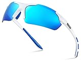 Xagger Polarized Sports Sunglasses for Men Women Wrap Around UV400 Running Baseball Softball Cycling Golf Hiking Fishing Driving Glasses