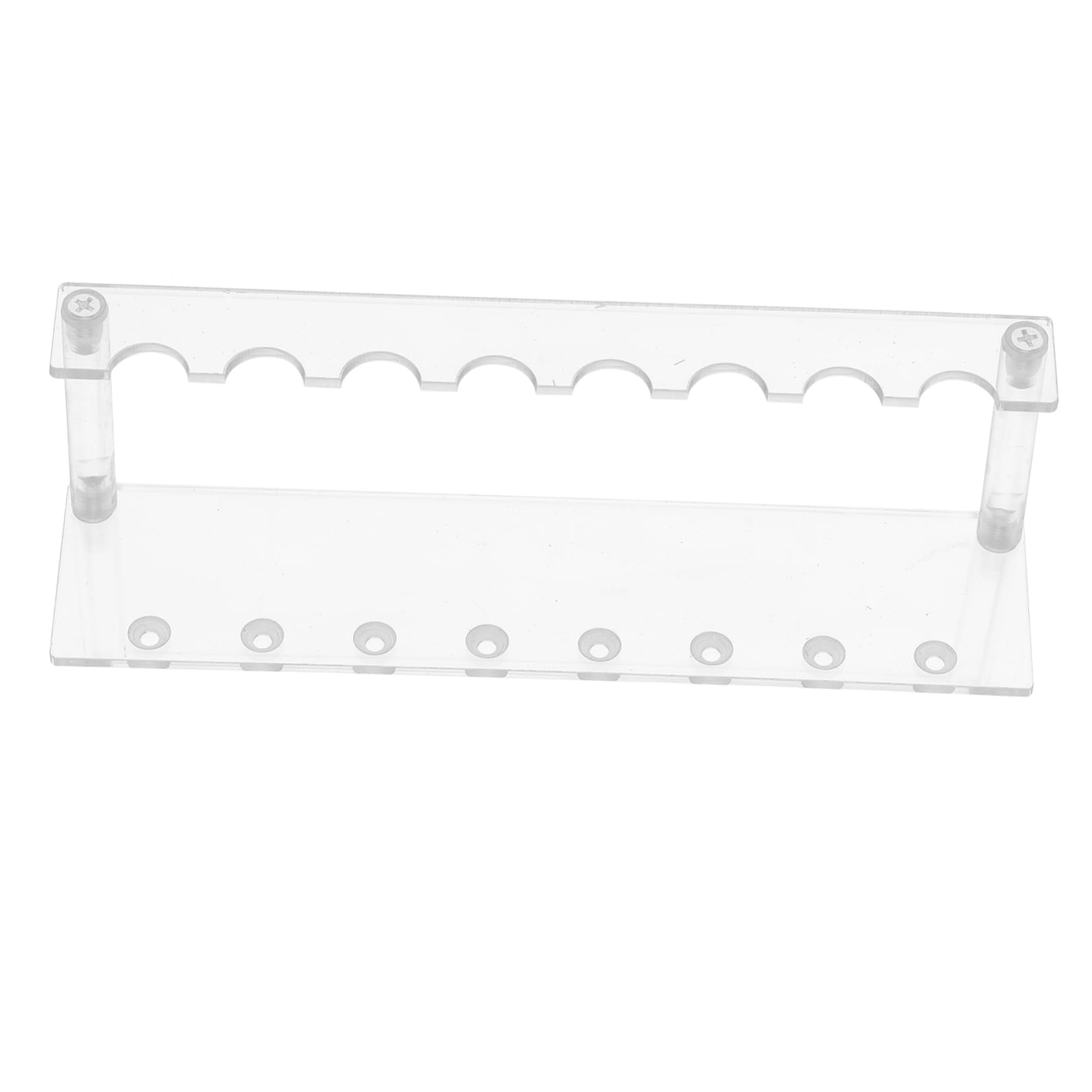 SECFOU 5sets Portapenne Trasparente Con Scomparti Per Cancelleria e Makeup Organizer Da Scrivania Elegante e Pratico