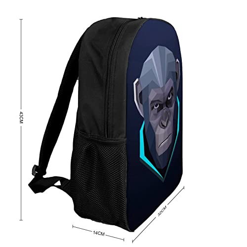 Sac à dos imprimé en 3D rigide à facettes géométriques pour écoliers - 2