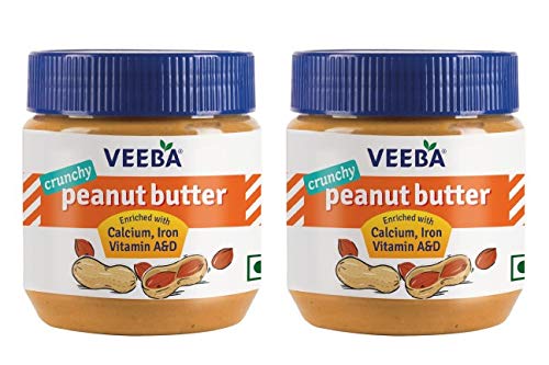 Veeba Peanut Butter Crunchy, 340g – Pack of 2