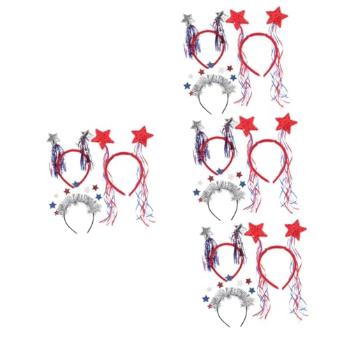 Bandeaux cheveux patriotiques x12 confortables pour vos décorations de fête et célébrations