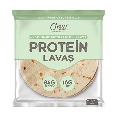 Yüksek Proteinli Tortilla Lavaşı 6'lı 420 g, Aromasız