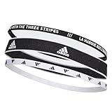 adidas stirnband pink Pack von drei Bands adidas Unisex Training 3 Pack Stirnbänd, Black/White/White, L