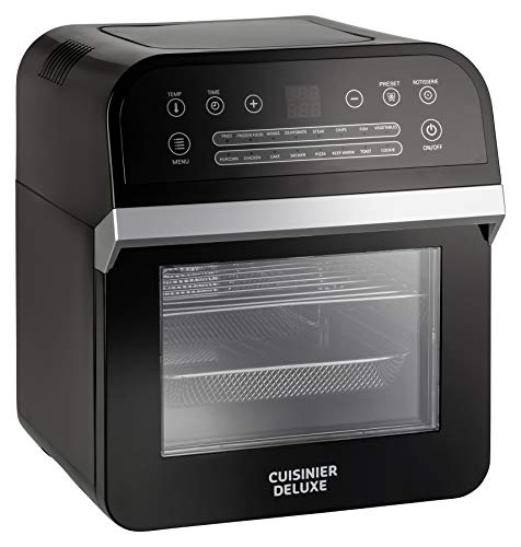 Cuisinier Deluxe Friteuse à air chaud 12 l 1600 W...