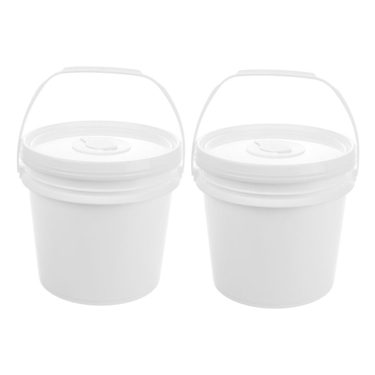 PACKOVE Boîtes Distributrices de Lingettes Humides Grosse Capacité Lot de 2 en Plastique Blanc Matériau Sûr, pour Voiture et Salle de Bain