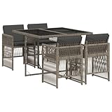 【Expérience d'assise confortable :】 ce mobilier d'extérieur, doté de coussins épais, offre une expérience d'assise confortable.