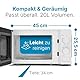 Bomann® Mikrowelle | 700 Watt | 6 Stufen | 20 Liter Garraum | 360° Drehteller | Timer mit Endsignal | Microwelle | Microwellengerät | MW 6014 CB weiß