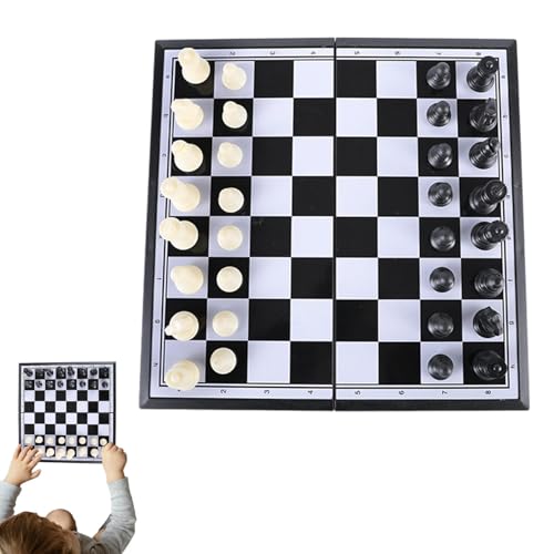 Jeu d'échecs de voyage magnétique portable pour des soirées en famille réussies