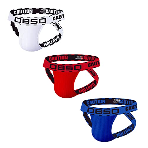 Evankin Men's Low Rise Thongs Underwear Soft G-Strings Stretch Sexy Cotton Thongs Underpant Athletic Supporters Multipack