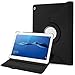 Price comparison product image Fintie Huawei Mediapad M3 Lite 10 Rotating Case, Premium Vegan Leather 360 Degree Swivel Stand Cover for Huawei MediaPad M3 Lite 10 inch Tablet, Black