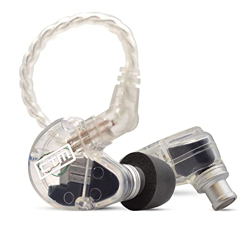 CTM CE320 Triple Driver pour Musicien Filaire avec câble détachable transparent