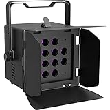 UVonix Blackstar 120-watt True 365nm UV LED Blacklight Flood with Barndoors | Blizzard Lighting