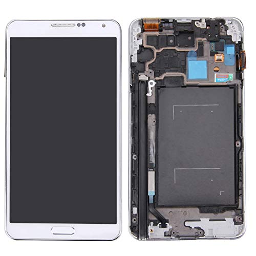 Pantalla LCD para Note III, display táctil con marco N900A N900T repuesto blanco para móvil