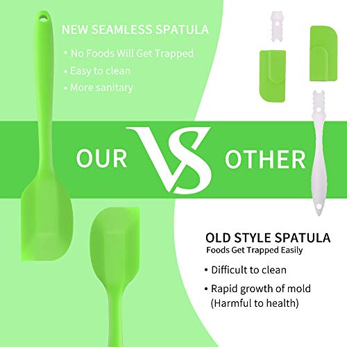 Silicone Spatola da Cucina, Spatole Cucchiaio