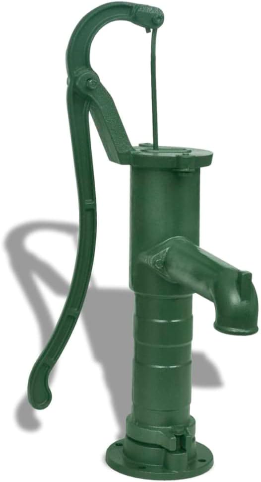 vidaXL Gårdspump Trädgårdspump Markpump Gjutjärnspump Handpump