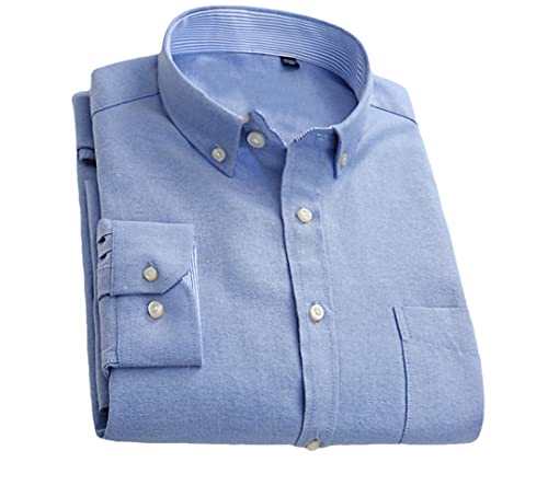 Chemises décontractées en tricot Oxford à carreaux Pohullan au raffinement supérieur