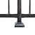 Aspen Style 3-Rail Steel Fence Gate, Powder-Coated Black (4'W x 5'H)