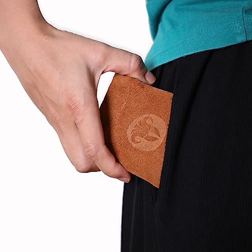 Cavol Knife Brown Leder EDC Schrapnell Tasche Tasche Messerscheide (cowhide)