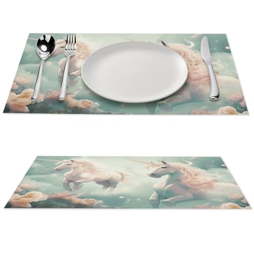 Sets de table licornes pour animer les déjeuners sur la terrasse - 2