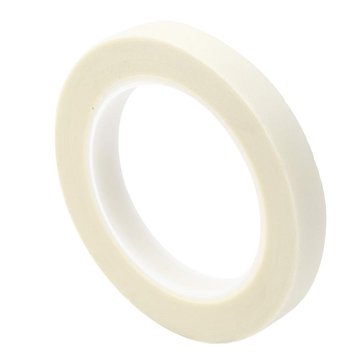 Nicear Glass Cloth Electrical Tape High Temperature Insulation Tape Flame Retardant Strong Adhesion Single Side Sealing Fiberglass for Transformer Motor Heat Resistance White