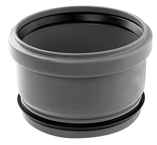 Airfit Abwasserinnen-Reduzierstück a PP f HT-/KG-Rohr konz DN 125x110 125110IR, Grau