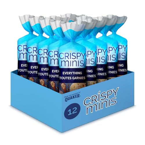 QUAKER CRISPY MINIS Gâteaux Riz Sans Gluten Tout Assaisonnement 168g