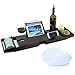 Produktbild 58SD Bambus Badewanne Caddy Badewanne Tablett mit Erweiterung Sides gebaut Buch Tablet-Halter-Mobiltelefon-Tray & Integrated Weinglas-Halter und sonstigem Zubehör Placement (Color : B)