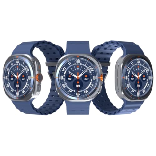 Image of Samsung Galaxy Watch Ultra 2025 (64GB, 47mm, Unlocked LTE) AI Smartwatch with 1.5 inch AMOLED, Wi-Fi, Bluetooth, Heart Rate, GPS Fitness Tracker, International Model (Fast Charger Cube Bundle, Blue)