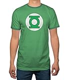 DC Comics Justice League Green Lantern Logo Licensed Ringer Mens T-Shirt (Medium)