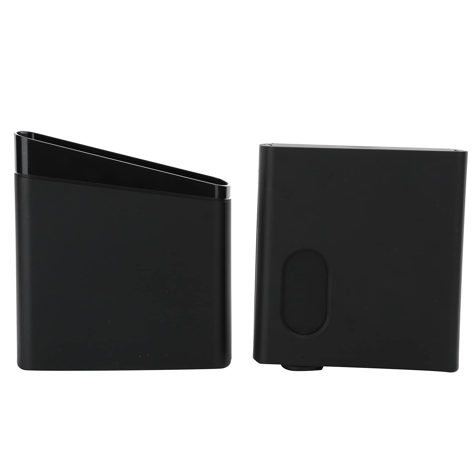 Set da Viaggio Portatile per L'igiene Orale con Kit per la Cura della Barba Scatola di Dentifricio Facile da Pulire per Viaggi di Famiglia, Design Compatto, ABS Leggero (set di rasoi neri)