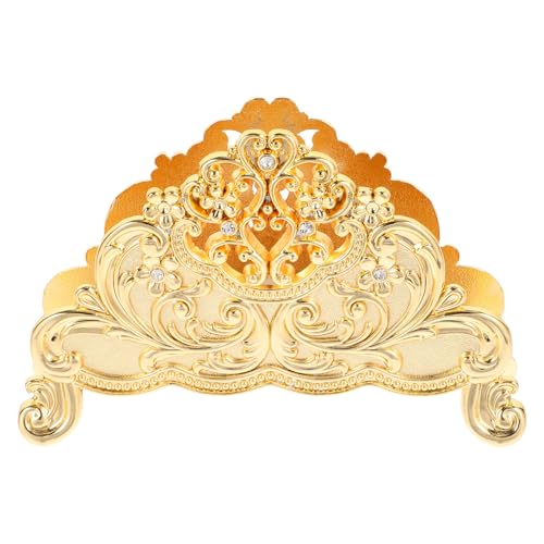 WOONEKY Porte-Serviette de Table Doré Décoratif avec Base Stable Support Luxueux pour Serviettes Standard pour Cuisine Bureau et Salle à Manger