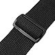 Levy’s Leathers Cotton Suede Series Gitarrengurt aus Baumwolle | Breite 5 cm | Schwarz | (MC8-BLK)