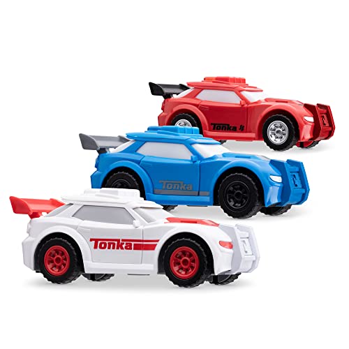 Tonka 3-Pack Autos Deportivos de Plástico Resistente miniatura 2