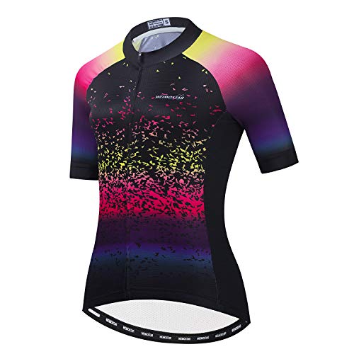 Bike Jersey for Women Cycling Triathlon top Women MTB Road Biking Shirt Bicycle Short Sleeve Outfit Clothes S