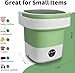 Mini Portable Washing Machine, Upgraded Washer with Spin Basket Laundry Machine, 3 Cleaning Modes Suitable for Small Clothes, Foldable Design Ideal for Hotel,Apartment, Home and Campain
