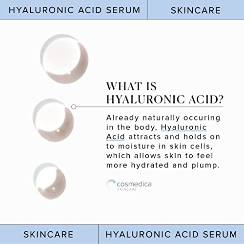 Hyaluronic Acid Serum for Skin- Anti-Aging, Serum Intense Hydration + Moisture, Non-greasy, Paraben-free-Best Hyaluronic Acid for Your Face (Pro Formula) 2oz