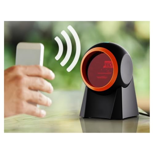 Lecteur de code à barres pour comptoir de commerce avec scanner QR omnidirectionnel USB - 3
