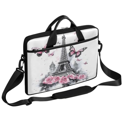 Bolso para portátil de 15 pulgadas Vintage con correa ajustable
