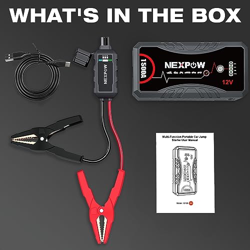 Nexpow Q10S Car Jump Starter Car Battery Jump Starter Pack 1500A Peak Q10S thumb #6