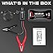 NEXPOW 1500A Car Jump Starter Car Battery Jumper Starter Pack Q10S for Up to 7.0L Gas and 5.5L Diesel Engine12V Auto Battery Booster,Jumper Cables Portable Lithium Jump Box with LED Light/USB QC3.0