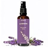 Lavender Linen & Pillow Spray by Aromafume | 100ml/3.38 fl oz | with Pure Lavender Essential Oil | Aromatherapy Spray for Relaxation, Sleep & Stress Relief