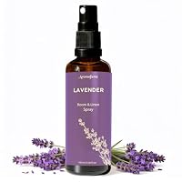 Lavender Room, Linen & Pillow Spray by Aromafume | 100ml/3.38 fl oz | with Pure Lavender Essential Oil | Aromatherapy Spray for Relaxation, Sleep & Stress Relief | Mist for Bedding, Fabrics