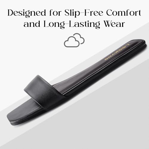 Women's Flat Sandals Square Fashion Basic Sandals Slides Comfortable Slip On Summer for Slippers Casual Peep Toe Beach3