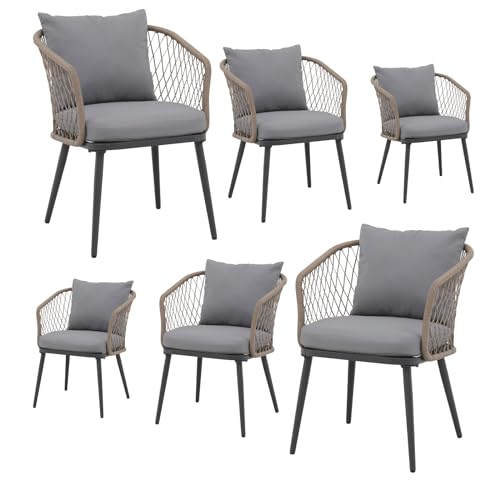 OC-Orange-Casual-Patio-Dining-Chair-All-Weather-Wicker-Outdoor-Dining-Chair-Set-of-6-Rattan-Armchair-Seating-with-Cushion-for-Porch-Backyard-Garden-Pool-Taupe-Wicker-Gray-Cushion 41OqW3tVt7L