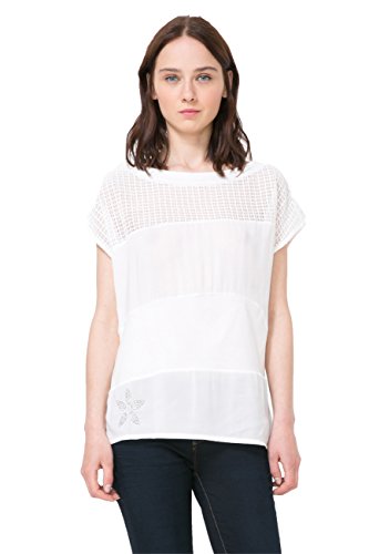 T-shirt manches courtes white anti-transpiration pour femme active