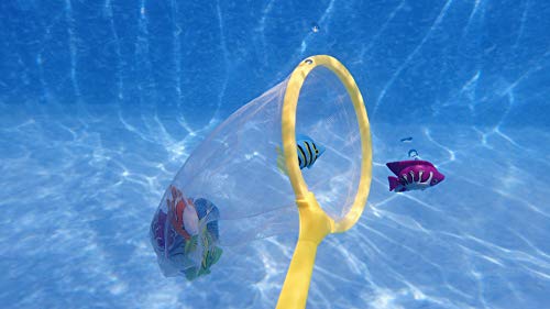 Swimline | Underwater Pool Dive Toys for Kids | Fish Catch Game with Net by Swimline - Used condition - Image 2
